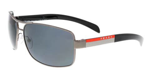 prada 5av5z1 00021316|Prada Linea Rossa Polycarbonate Grey Rectangular Men's.